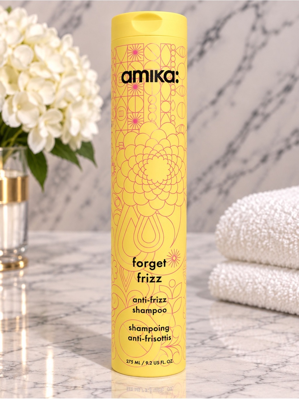 NEW Amika Forget Frizz Anti-Frizz Shampoo 9.2 oz – $28 Retail